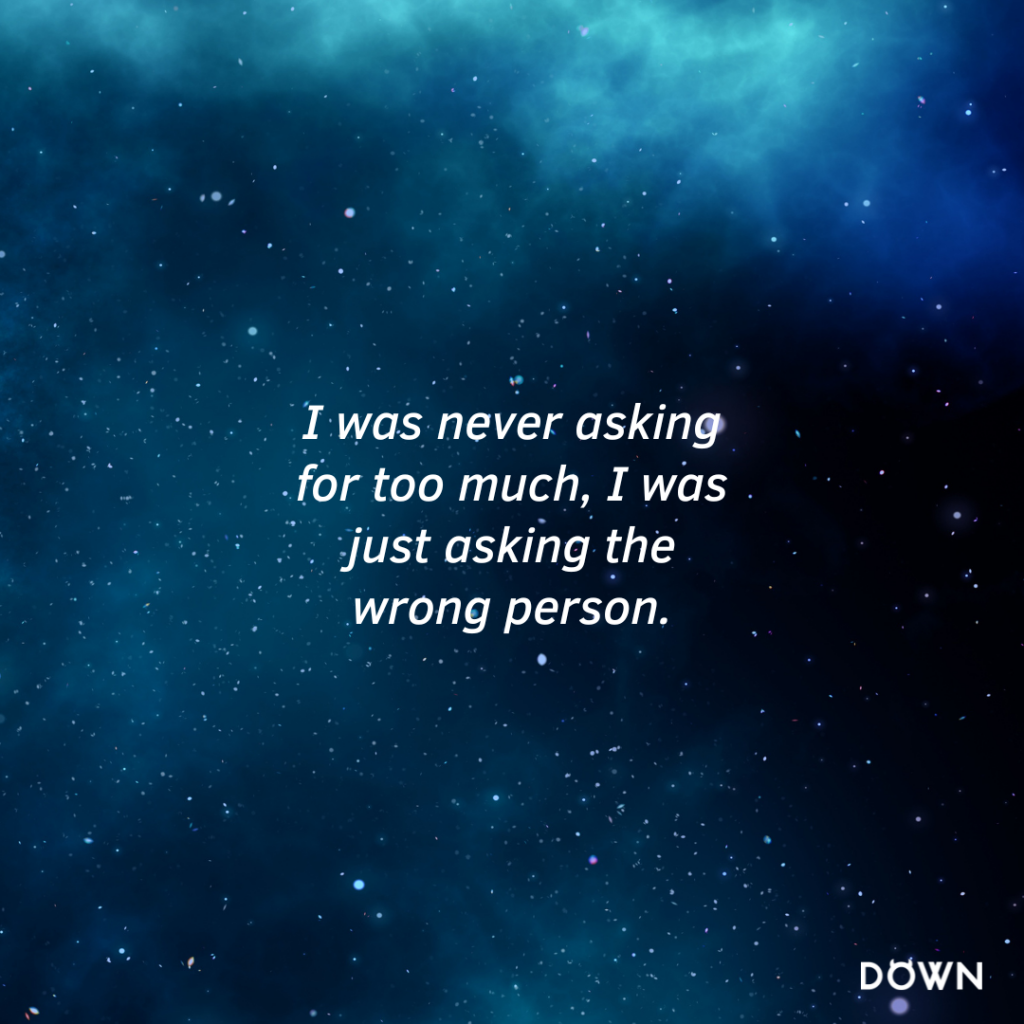 DOWN quote