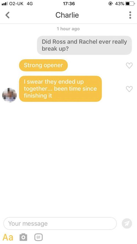 Funny convo starters on tinder outlet
