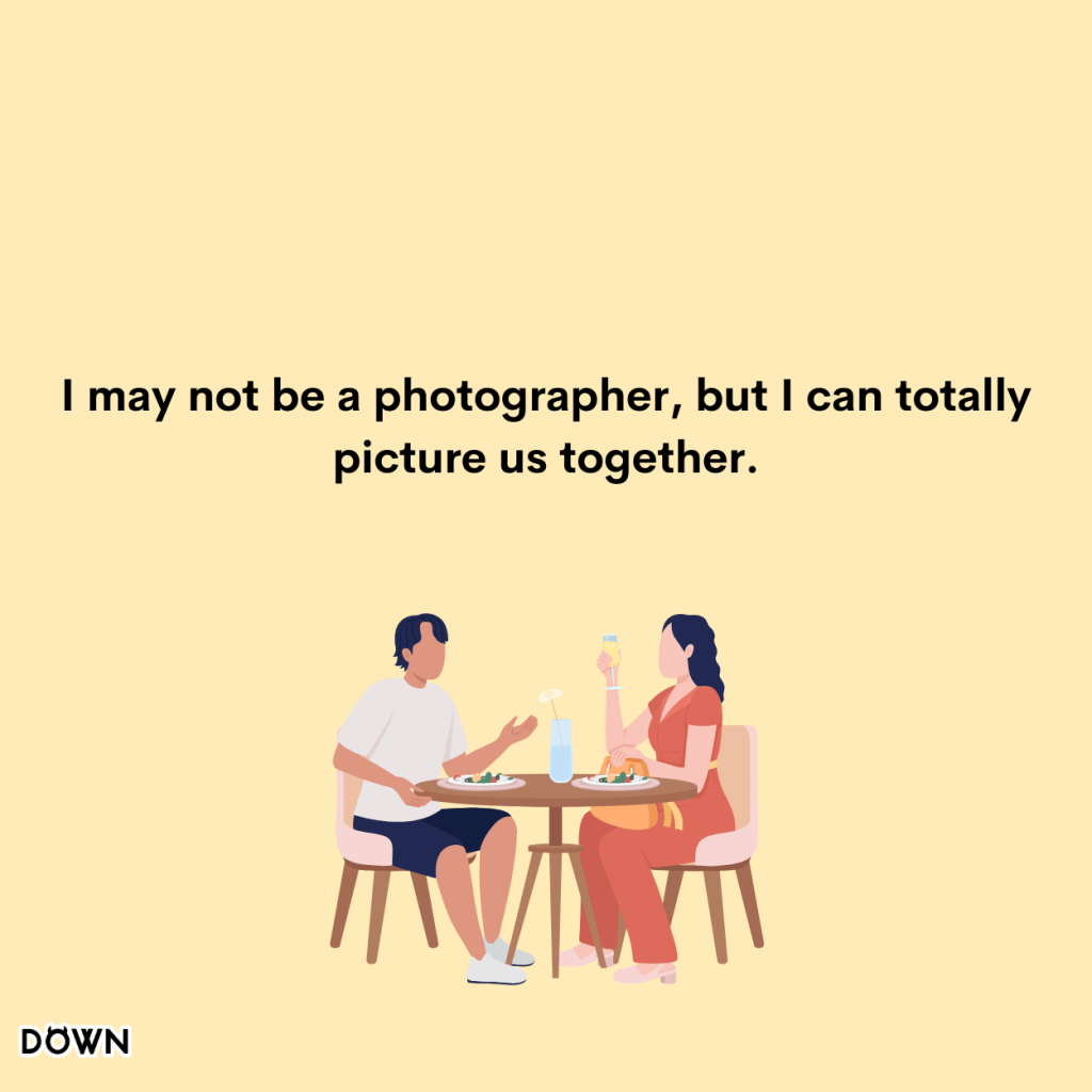 I may not be a photographer, but I can totally picture us together.