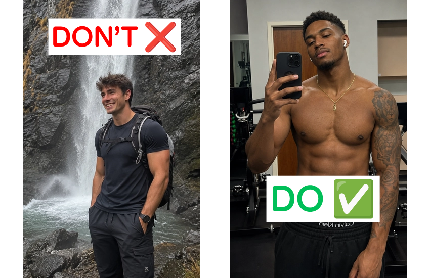 Do's and Don'ts on Male Dating Profiles